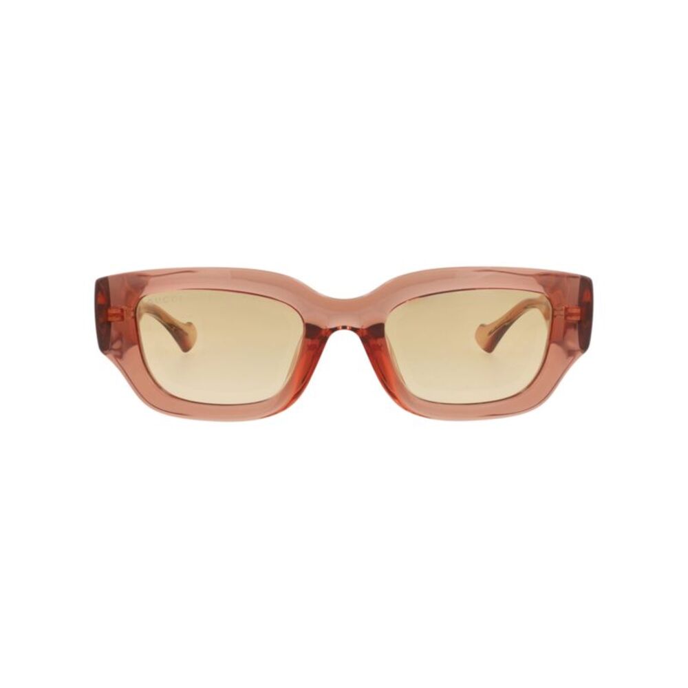 Gucci Cat Eye-Frame Injection Sunglasses Brown Womens